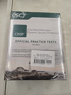 (ISC)2 CISSP Official Study Guide & Practice Tests Bundle 9th & 3rd Eds. Wrapped