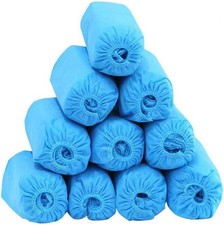 100Pcs Non-Woven Shoe Covers Disposable Non Slip Durable Leak Proof Dustproof US