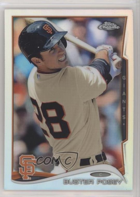 2014 Topps Chrome Refractor Buster Posey #152 17ac