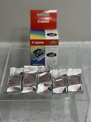 Genuine Canon BCI-11 Black Ink Cartridge BJC-50 70 80 BN750 NoteJet IIIcx 5 Pack