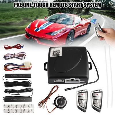 New Car Keyless Entry Engine Start Alarm System Push Button Remote Starter US