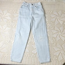 Vintage 1990s Chic Girls 8 Regular Lightwash Denim High Waist Mom Jeans