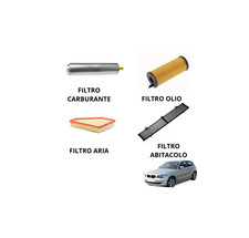 KIT TAGLIANDO 4 FILTRI BMW SERIE 1 (E81) (E87) 116 D 118D 116 & 143 CV DAL 2007