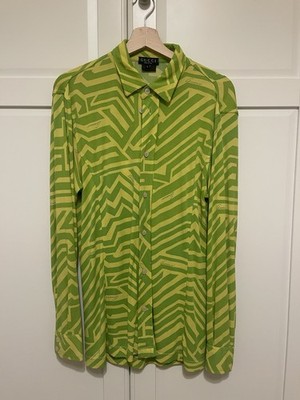 Gucci by Tom Ford - Spring Summer 1996, ZickZack Print Jersey Shirt