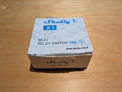 Shelly 1 WiFi Smart Relay Switch 16A 230V Home Automation Alexa Google MQTT