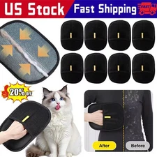 Electrostatic Pet Hair Removal Gloves Brush,Double-sided Pet Grooming Glove US