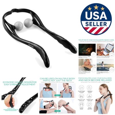 Ergonomic Neck and Shoulder Massager with Adjustable Intensity - Shiatsu Therapy