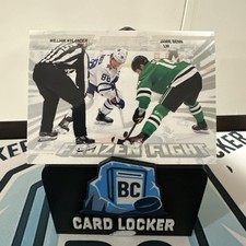 2024-25 Upper Deck Credentials Frozen Fight William Nylander Jamie Benn FF-BN
