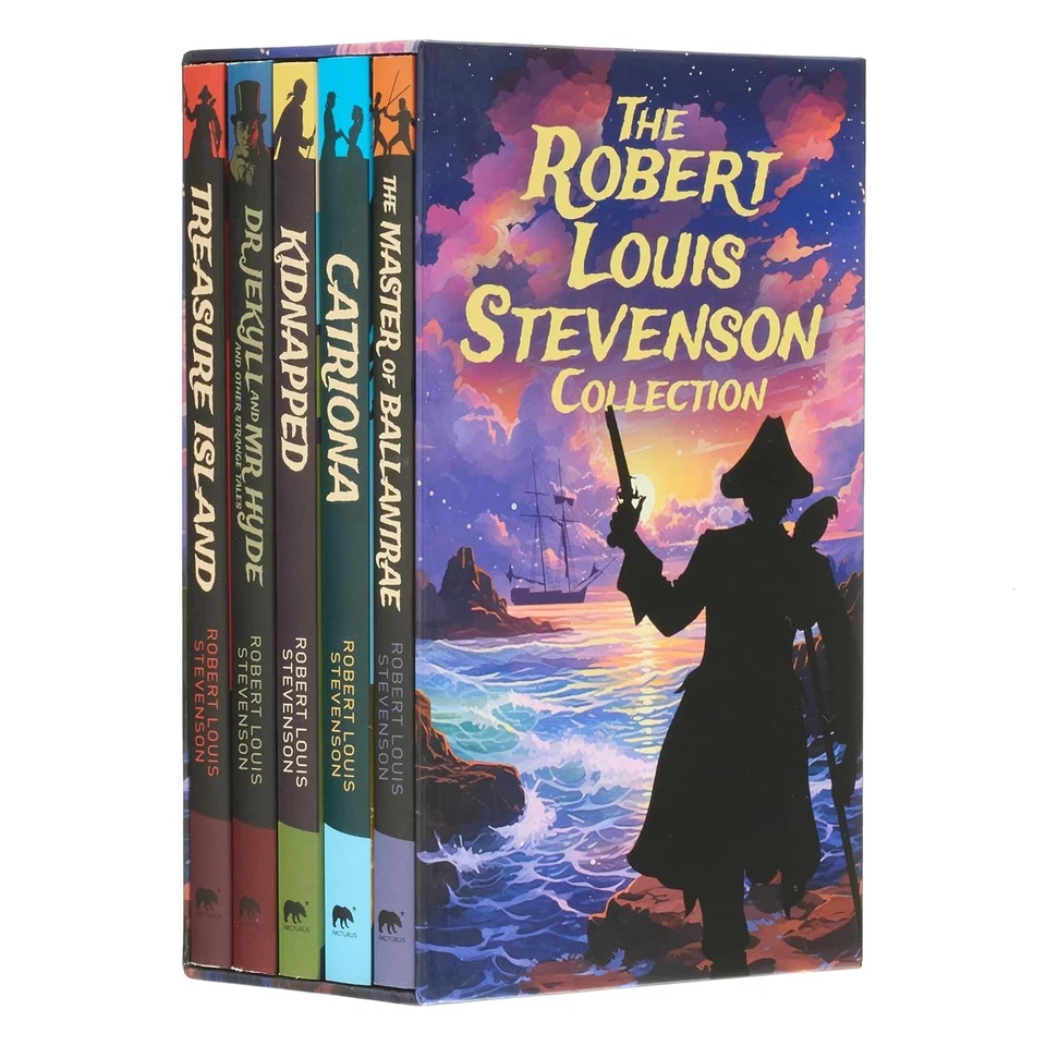 Robert Louis Stevenson Collection 5 Books Boxed Set Treasure Island, Kidnapped - Image 2 of 3