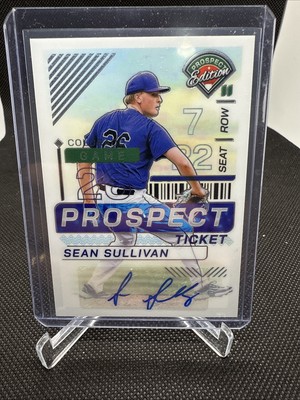 2024 Panini Prospect Edition 21 Sean Sullivan Autograph Silver Prizm Rockies