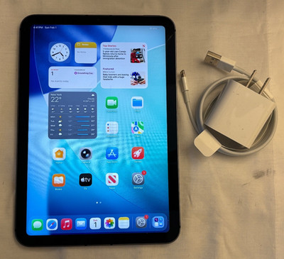 Apple iPad mini 6th Gen MK893LL/A 64GB Wi-Fi + Cellular 8.3'' Tablet 