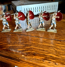 VTG EARLY 50  s , CBG MIGNOT INVADING VISIGOTHS/HUNS, 5 PIECES, Good condition