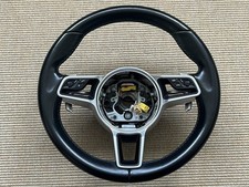 Volante Porsche Macan 95B in pelle nera con palette cambio PDK 2016