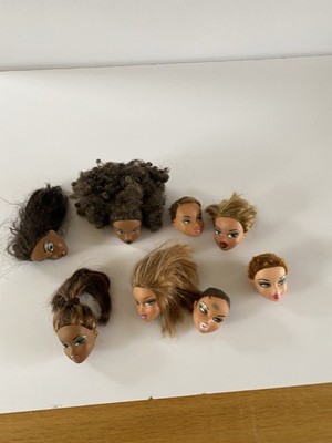 Bratz Puppenköpfe Konvolut x8 - TLC/OOAK Custom, Reroot & Ersatzteile
