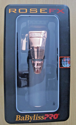 BaBylissPRO RoseFX FX870RG Metal Hair Clipper Cordless Open Box
