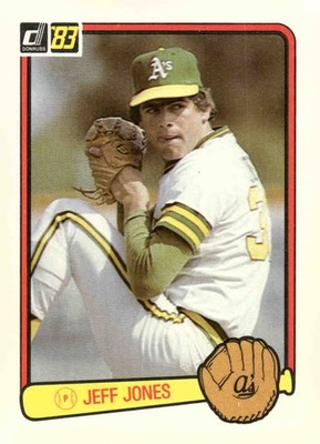 1983 Donruss #651 Jeff Jones