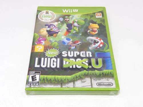 NEW SEALED Super Luigi U Nintendo Wii U Game CIB Mario Year Green 2013