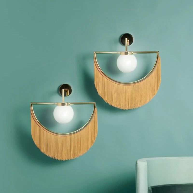 Fringe wall sconce deals