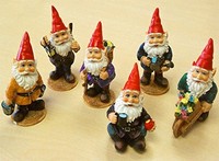 Mini Gnomes Garden Fairy Set Of 6, New, Free Shipping on sale Mini Gnomes Garden Fairy Set Of 6, New, Free Shipping on sale