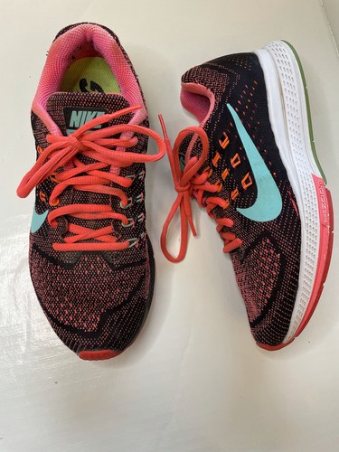 Nike Air Zoom Structure 18 Red/Black/Teal Sneakers 683737-600 Women's Size  6.5 | eBay