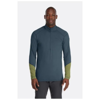 RAB HERREN CONDUIT REISSVERSCHLUSS BLAU GRÜN THERMO PULLOVER PULLI FLEECE GRÖSSE S, M, L, XL