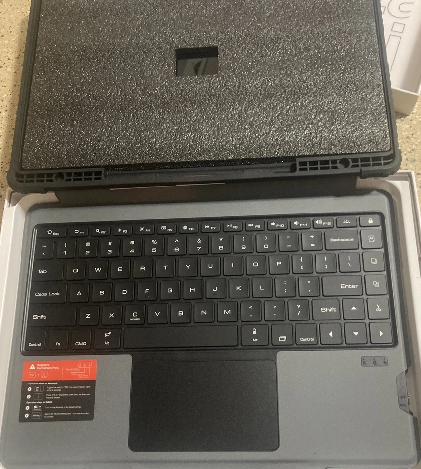 NILLKIN Carry Go Keyboard Case FOR Samsung Galaxy Tab S10 Ultra S9 14.6" Tablet - Image 4 of 4