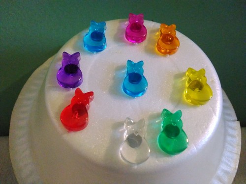 24 Easter Bunny Lights, Bulbs ***8 Colors*** for Ceramic Christmas Tree - Picture 4 of 6