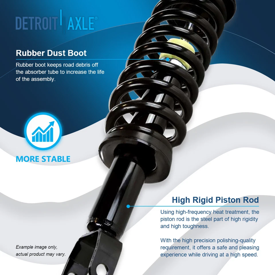 Front Upper Control Arms Struts Kit for 2006 2007 2008 Dodge Ram 1500 4WD 5 Lug - Image 4 of 4