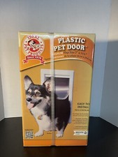 NEW Sealed Ideal Pet Products Plastic Pet Door Medium Flap Size 7" x 11 1/4"