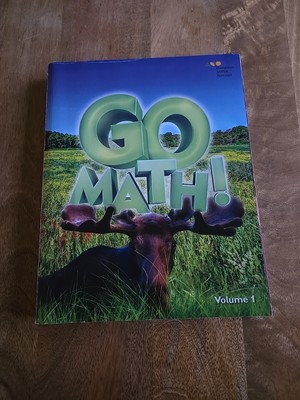 HMH GoMath: Student Edition (StA) Volume 1  Grade 3 2016 - Paperback - GOOD