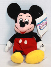 Disney Store Mini Bean Bag Mickey Mouse With Tags