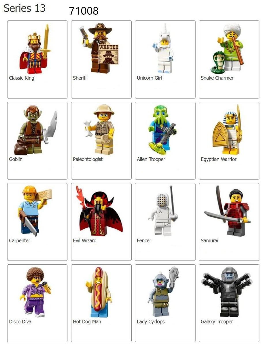 YOU CHOOSE!! LEGO 71008 Minifigure CMF Series 13 | eBay