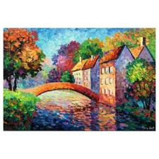 Alexander Antanenka "Reflection"  Hand Signed Original Painting Canvas COA