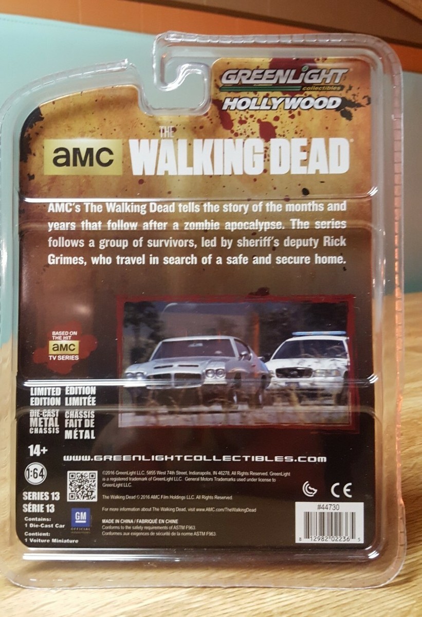Greenlight Hollywood Series 13 Walking Dead 1971 Pontiac GTO