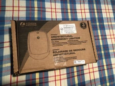 Lithonia Affinity Architectural Emergency Light  Die Cast AFN W