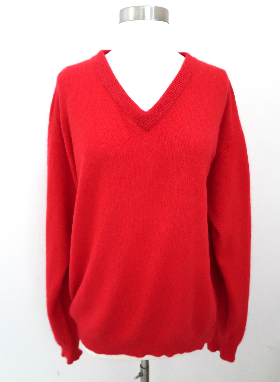 REFORMATION Cashmere vneck Boyfriend sweater Gem