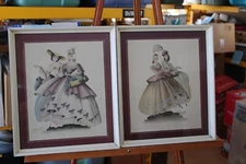 Turner Style Set Of 2 Southern Belle Under Glass Prints