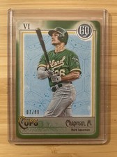 2021 Topps Gypsy Queen Matt Chapman Tarot of the Diamond Green #07/99 SSP - A’s