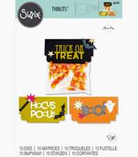 Sizzix "Halloween Toppers" by Olivia Rose Thinlits Dies- 665951 MSRP 28