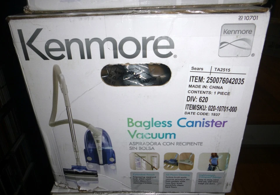 Kenmore 10701 Bagless Compact Canister Vacuum BRAND NEW  - Image 3 of 3