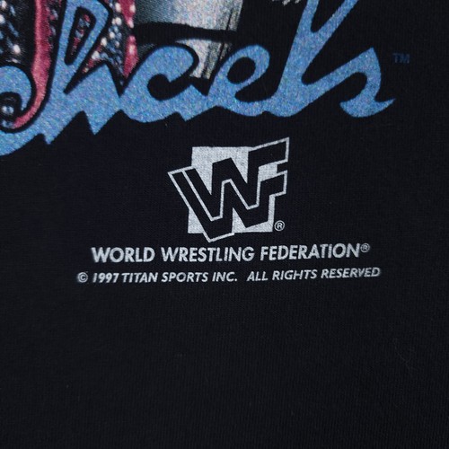 Vintage Shawn Michaels Heartbreak Kid Shirt Large 1997 Titan Sports WWF WWE HBK - Picture 4 of 8