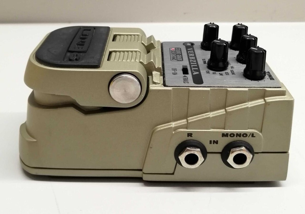 LINE6 verbzilla reverb リバーブ　完動品　初期 verbzilla Stereo Digital Guitar Bass Reverb Effect Pedal