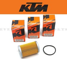 Oil Filter Kit 3x 09-16 EXC SX-F XC-F XCF-W 250 450 500 OEM KTM Husaberg #E250 B