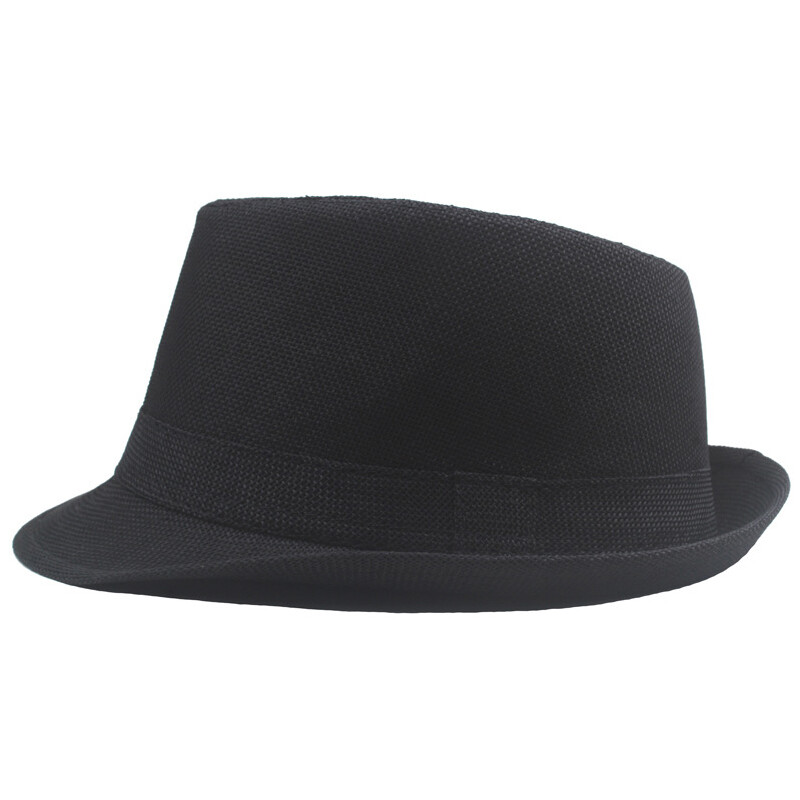 APL Cappello Fedora Estivo in Paglia per Uomo Tesa Corta Cubano Trilby Panama v