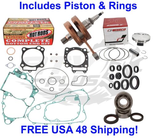 CRF450R 2002-2005 Honda Crankshaft Gaskets Bottom End Rebuild Kit Wiseco Piston - Bild 2 von 4