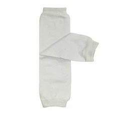 Wrapables Colorful Baby Leg Warmers, Solid White