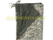 USGI Military Army Field Tarpaulin ACU Foliage Reversible Tarp 91" x 81" MINT