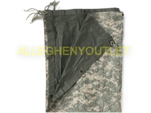 USGI Military Army Field Tarpaulin ACU Foliage Reversible Tarp 91" x 81" MINT