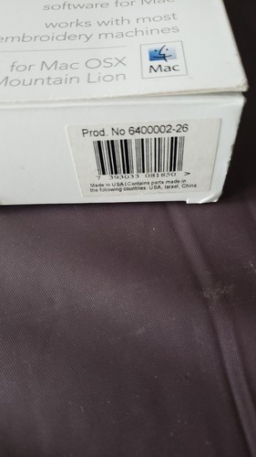 Software TruEmbroidery para Mac Tru bordado en caja con folletos 2 CD sin dongle - Imagen 12 de 15