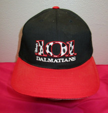 Vintage 90s Annco Disney 101 Dalmatians Rare Back Snap Snapback Black Red 1996